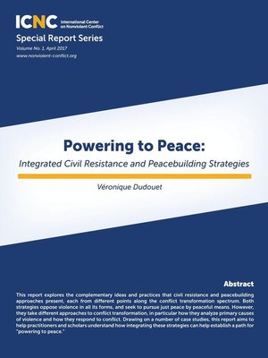cover image of Powering to Peace